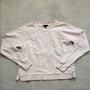 J.Crew 100% Cotton Eyelet-back Sweatshirt – Size S